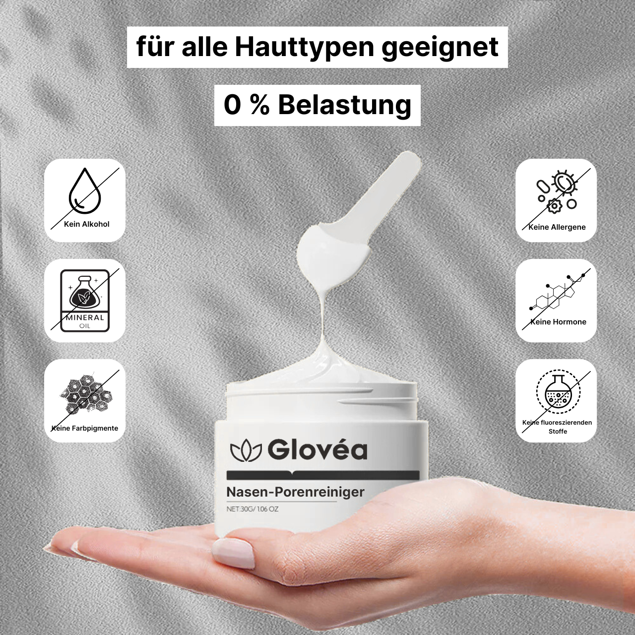 Glovéa® Poren-Reinigungsmaske mit 2% BHA