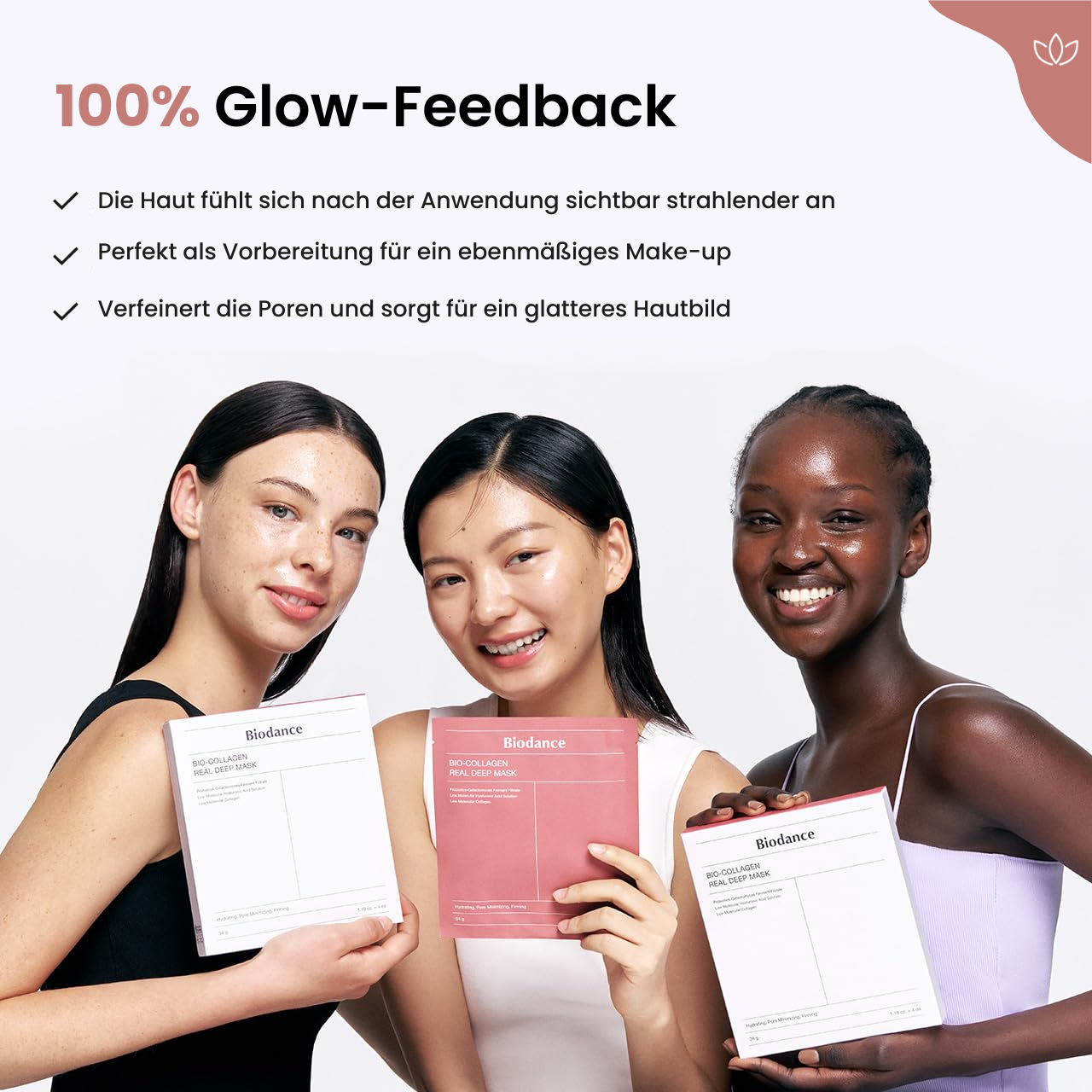Glovéa® Koreanische Bio-Kollagen-Gesichtsmaske