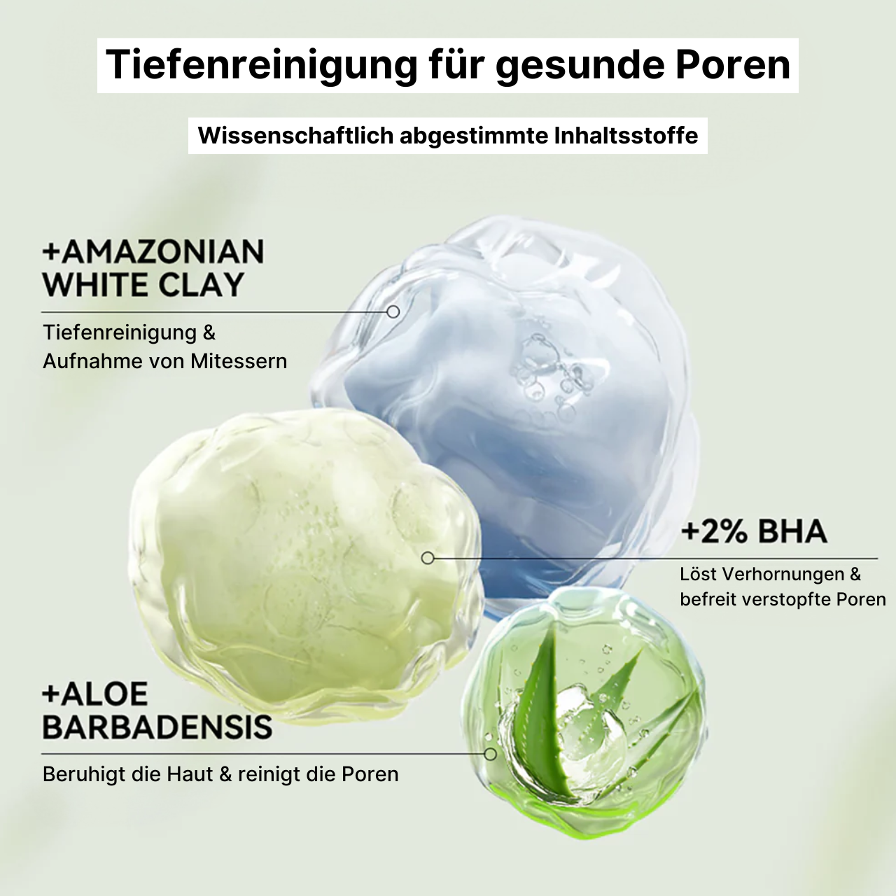 Glovéa® Poren-Reinigungsmaske mit 2% BHA