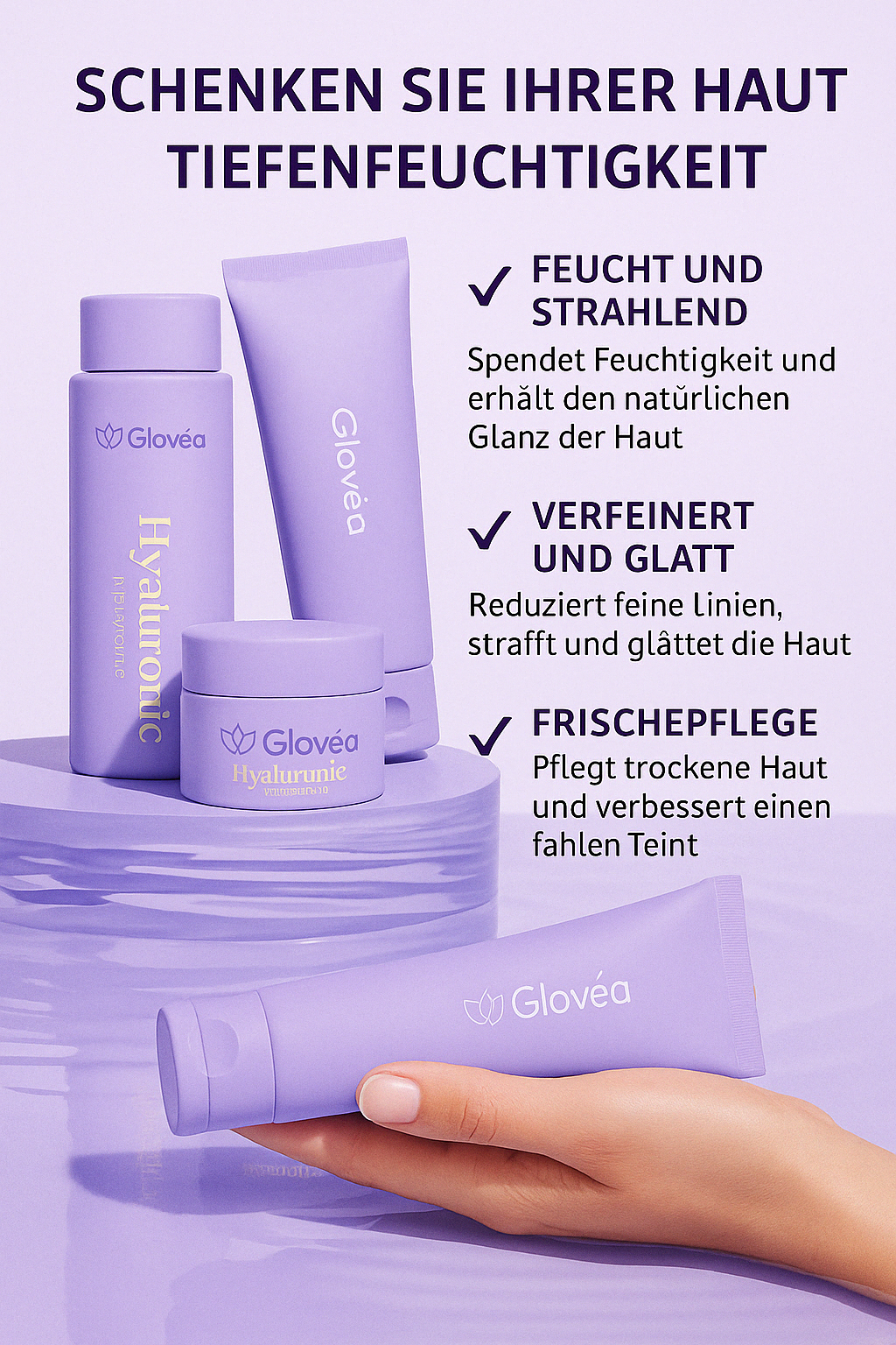 Glovéa Feuchtigkeit & Pflege Set