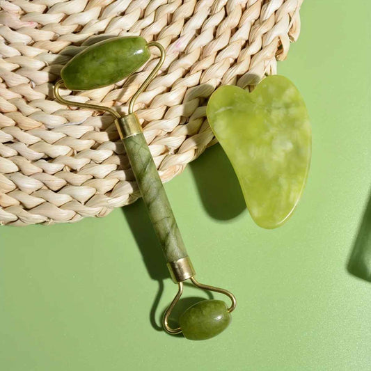 Glovéa anti Falten Roller + Gua Sha Massage-Schaber